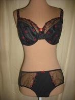 bh-setje maat 80E slip maat 40 merk : Ulla Dessous, Verzenden, Zwart, Setje