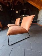 2 fauteuils camel/lichtbruin, goede staat, Huis en Inrichting, Ophalen, Zo goed als nieuw, Twee