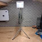 Bouwlamp met statief, Doe-het-zelf en Verbouw, Bouwverlichting, Gebruikt, Minder dan 50 watt, Met statief, Ophalen of Verzenden