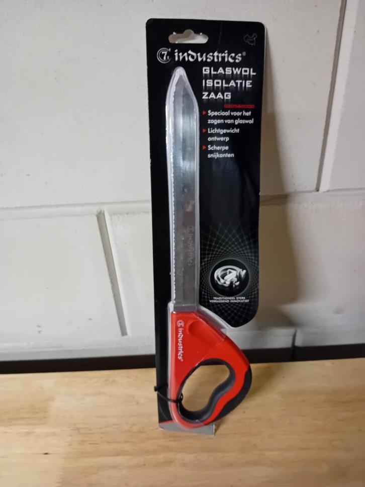 Nieuwe Isolatiezaag - Glaswol Zaag, Doe-het-zelf en Verbouw, Gereedschap | Handgereedschap, Nieuw, Ophalen of Verzenden