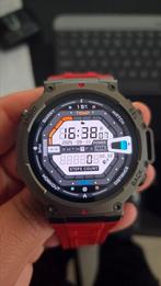 Heren Smartwatch - Amoled - GPS - 2 Bandjes, Zwart, Ophalen of Verzenden, Zo goed als nieuw, Waterdicht