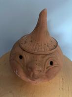 Vintage knoflook / uienpot huilend gezicht, Huis en Inrichting, Keuken | Servies, Gebruikt, Keramiek, Overige typen, Ophalen of Verzenden