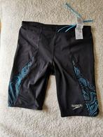 Speedo zwart met turquoise zwembroek., Ophalen of Verzenden, Maat 46 (S) of kleiner, Zwart, Speedo