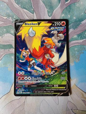 Pokemon silver Tempest Blaziken v trainer gallery tg14/tg30  beschikbaar voor biedingen