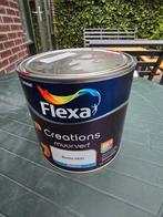 Blik verf ossenbloedrood oxblood Flexa creations bijna vol, Minder dan 5 liter, Ophalen, Verf