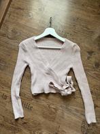 Beige wikkel shirt beige maat S, Ophalen of Verzenden, Gedragen, Maat 36 (S), Beige