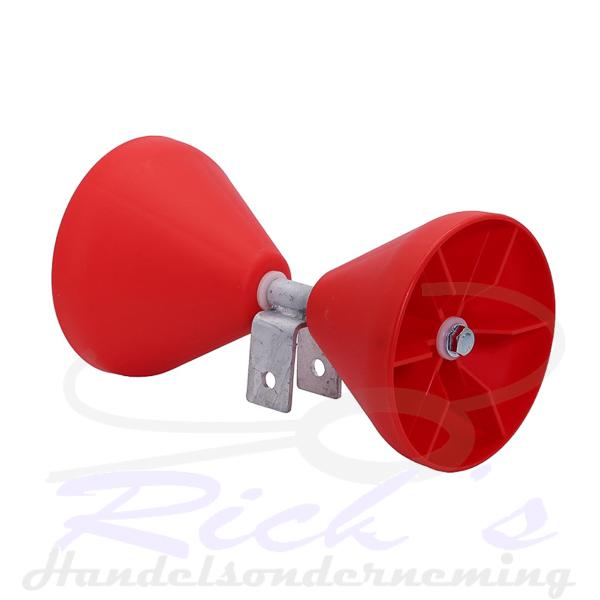 Bootrol rollenset kunststof trompetrol op kantelblokje, Watersport en Boten, Accessoires en Onderhoud, Info@rickshandel.nl, Nieuw