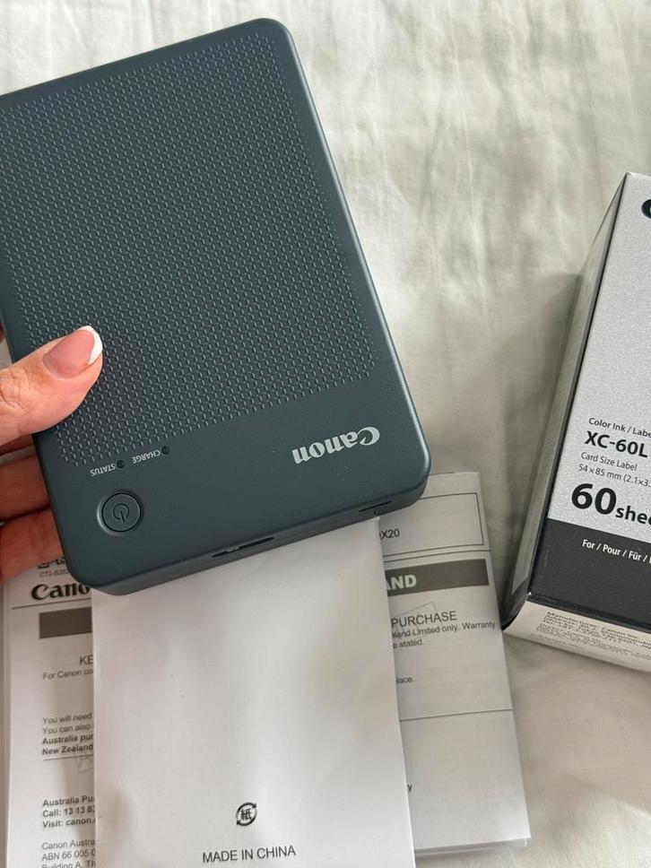 Canon Selphy QX20 + 60 Foto's - Compacte Fotoprinter, Computers en Software, Printers, Zo goed als nieuw, Fotoprinter, Thermo-printer