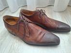 Bruin leren Magnanni veterschoenen maat 43, Bruin, Ophalen of Verzenden, Gedragen, Veterschoenen