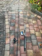 Vis Set met Beetmelders en Hengelsteun, Watersport en Boten, Hengelsport | Karpervissen, Ophalen, Zo goed als nieuw, Complete set