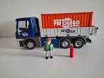 Playmobil 5255 cargo vrachtwagen met container, Kinderen en Baby's, Speelgoed | Playmobil, Ophalen of Verzenden, Gebruikt, Complete set