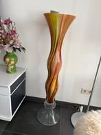 Glazen vaas hoogte 115 cm, Ophalen, Overige kleuren, 75 cm of meer, Glas