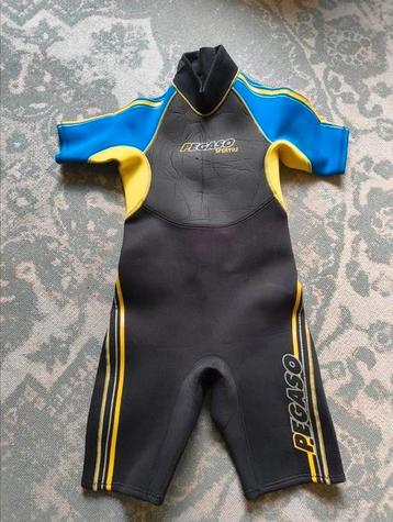 Pegaso Sporting kinder shorty wetsuit 3mm  8-10 jaar beschikbaar voor biedingen