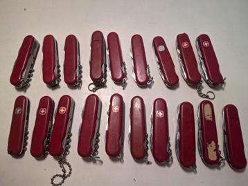 19 x wenger Zwitsers zakmes (scales beschadigd) beschikbaar voor biedingen