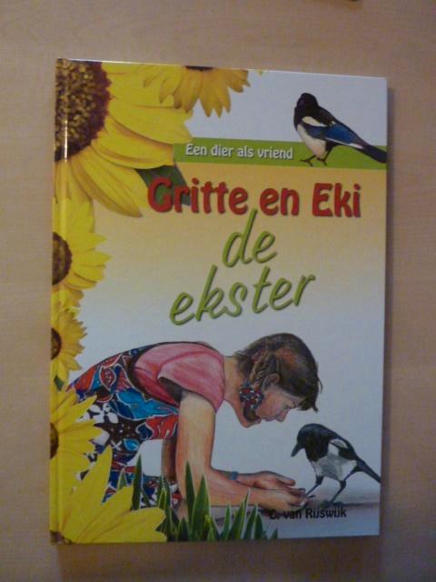 C. van Rijswijk - Gritte en Eki de ekster, Boeken, Kinderboeken | Jeugd | onder 10 jaar, Zo goed als nieuw, Fictie algemeen, Ophalen of Verzenden