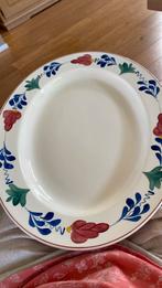 Ovale schaal boerenbont, Antiek en Kunst, Antiek | Servies los, Ophalen of Verzenden
