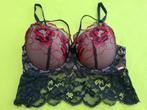 NIEUW Hunkemöller NOIR bustier mt 70D Voorgevormd rood met z, Ophalen, Zwart, BH