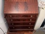 Antiek bureautje met klep en lades, Ophalen, Gebruikt