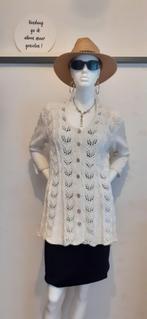 Zelf gehaakt vest / vestje off white maat M ! Nieuw !, Ophalen of Verzenden, Nieuw, Maat 38/40 (M), Wit