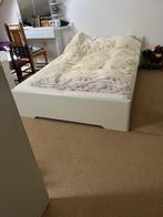 Bed 2 persoons 140 x 200, Huis en Inrichting, Slaapkamer | Bedden, Ophalen, Wit, Tweepersoons, 140 cm