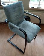 Eetkamerstoel, Huis en Inrichting, Stoelen, Ophalen, Blauw, Zo goed als nieuw, Metaal