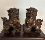 Grote set foo dogs brons China 5 kg, Antiek en Kunst, Kunst | Niet-Westerse kunst, Ophalen of Verzenden