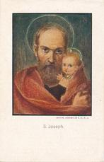 Mooi devotieprentje van de H. Joseph met Kind - Gebed 1935, Verzamelen, Religie, Christendom | Katholiek, Zo goed als nieuw, Kaart of Prent