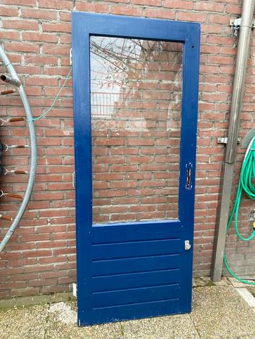 Buitendeur hardhout 201,5x82x4 cm beschikbaar voor biedingen