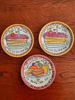 Blond Bordjes 3 x, Huis en Inrichting, Keuken | Servies, Gebruikt, Blond Amsterdam, Ophalen of Verzenden, Bord(en)