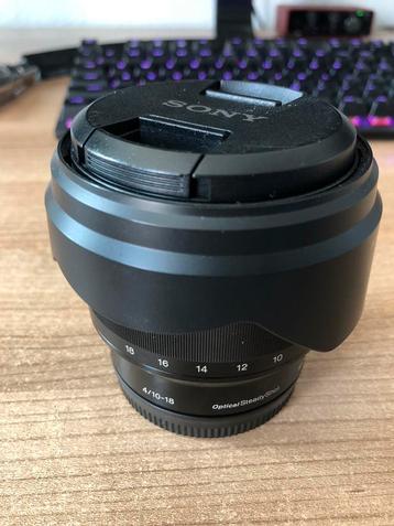 Sony 10 18 mm f4 e mount lens  beschikbaar voor biedingen