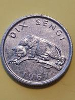 10 sengi 1967 Congo nummer 2, Ophalen of Verzenden, Overige landen, Losse munt