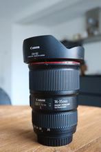 Canon EF 16-35mm F4L IS USM, Groothoeklens, Ophalen of Verzenden, Zo goed als nieuw, Zoom