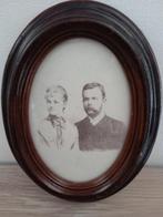 vintage ovalen fotolijst, Ophalen of Verzenden, Zo goed als nieuw, Minder dan 50 cm
