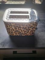 Bourgini Panter print Toaster - Broodrooster, Ophalen of Verzenden, Zo goed als nieuw, Uitneembare kruimellade