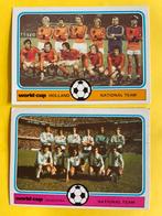 Nederland Argentina 2  world cup 78 MONTY voetbalplaatjes, Verzenden, Zo goed als nieuw, Ajax, Poster, Plaatje of Sticker