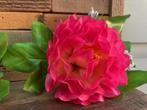 Nieuwe kunstbloemen roze pioenrozen trouwerij, bruiloft, Nieuw, Carnaval, Versiering, Ophalen of Verzenden