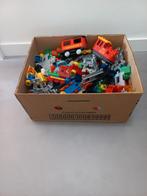 Twee dozen Duplo met treinbaan, auto's,  dieren en stenen, Ophalen, Gebruikt, Losse stenen, Duplo