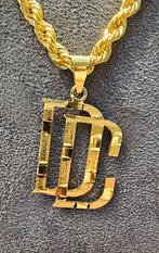 Prachtige 18karaat DC Hanger met mooie ropchain, Ophalen of Verzenden, Nieuw, Goud, Goud