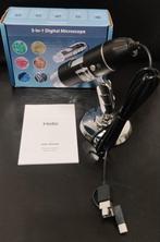 Digital microscope 2Mpx, 1600x, LED lights, Nieuw, Ophalen of Verzenden, 1000x of meer, Biologische microscoop