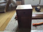 Eiken nachtkastje met een la, Huis en Inrichting, Slaapkamer | Nachtkastjes, Ophalen, Gebruikt, 45 tot 65 cm, 70 cm of meer
