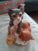 mischief beeld van 2 poezen, Ophalen, Zo goed als nieuw, Dier