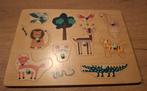 Hema houten inlegpuzzel dieren, Kinderen en Baby's, Speelgoed | Houten speelgoed, Ophalen of Verzenden, Zo goed als nieuw