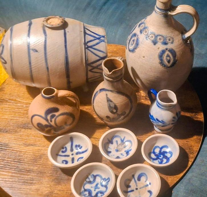 Antieke Keulse potten 19e eeuw, Antiek en Kunst, Antiek | Keramiek en Aardewerk, Ophalen of Verzenden