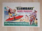 filmaffiche Elvis Presley Clambake 1967 filmposter, Rechthoekig Liggend, Ophalen of Verzenden, Zo goed als nieuw, A1 t/m A3