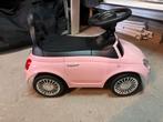 Roze Fiat 500 Loopauto, Kinderen en Baby's, Speelgoed | Buiten | Voertuigen en Loopfietsen, Ophalen of Verzenden, Zo goed als nieuw