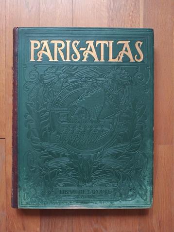 Paris-Atlas Librairie Larousse antieke gids over Parijs beschikbaar voor biedingen