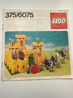 Lego 375 kasteel Instructieboekje 375 / 6075, Ophalen of Verzenden, Gebruikt, Losse stenen, Lego