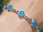 Vanoli 925 zilveren armband met chalcedoon, Daiva1973@hotmail.com, Vanoli, Blauw, Amsterdam