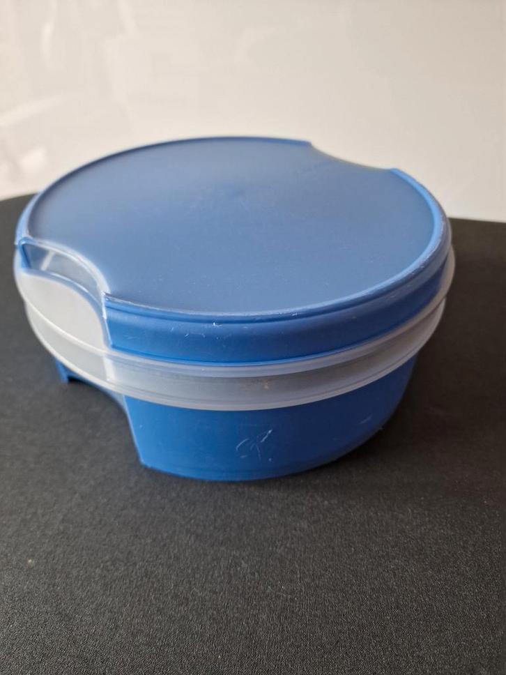 Tupperware Koektrommel - Blauw, Huis en Inrichting, Keuken | Tupperware, Gebruikt, Bus of Trommel, Blauw, Ophalen