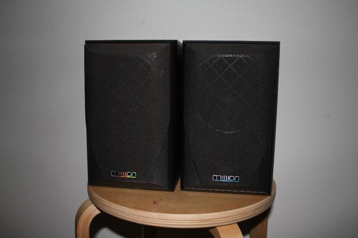 Mission M70 luidsprekers, Audio, Tv en Foto, Luidsprekers, Gebruikt, Front, Rear of Stereo speakers, 60 tot 120 watt, Overige merken